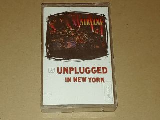 Nirvana Unplugged In York Cassette Tape Rare Vintage 1994 Dgcc - 24727