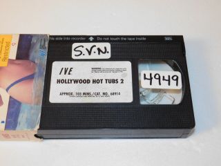 Hollywood Hot Tubs 2 VHS Comedy Rare OOP Erotic 1990 IVE Video 3