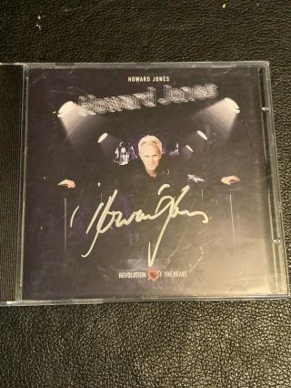 Rare Signed Autographed Cd Howard Jones Revolution Of The Heart