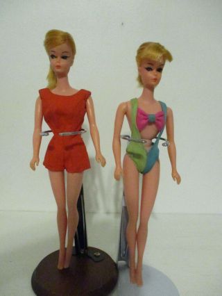2 Vintage Made In Hong Kong Barbie Clone Tnt Dolls