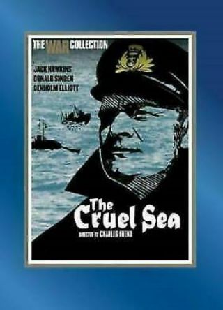 The Cruel Sea - Lions Gate Mod Dvd - Region 1 - Rare - Jack Hawkins -