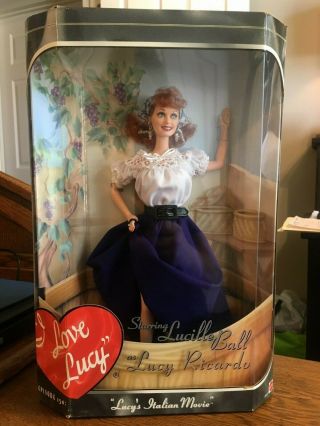 Vintage 1999 " I Love Lucy " Barbie Doll Mattel Lucy 