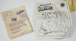 Vintage 1981 Magic Curl Barbie Doll Blond Hair 2