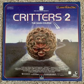 Critters 2 - The Main Course Laserdisc - Very Rare Horror