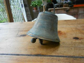 Antique Vintage Electric Bell Cast Brass Barn Find