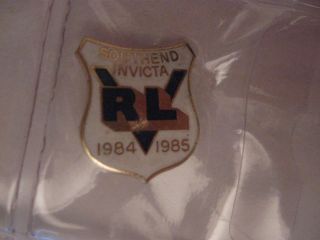 Rare Old Southend Invicta Rugby League Football Club (1) Enamel Brooch Pin Badge