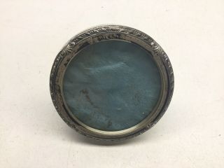 Vintage Saart Bros.  Sterling Silver 3 1/2” Round Picture Frame