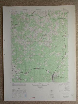 Large 28x221946 Topo Map Mineral,  Virginia Louisa Ellisville Wares Cross Roads
