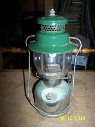 Vintage 1950 Coleman 242c Lantern W/chrome Tank