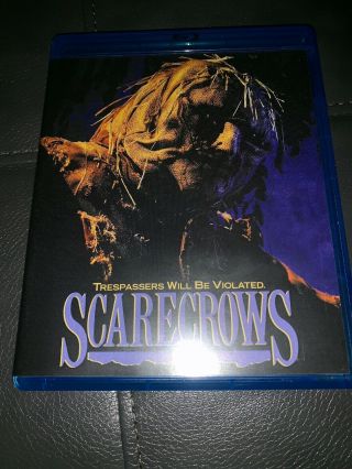 Scarecrows Scream Factory Blu Ray (1988 Rare Oop)