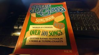 Bluegrass Songbook (bg101) Words & Chords 500,  Songs Banjo Guitar Mandolin Rare