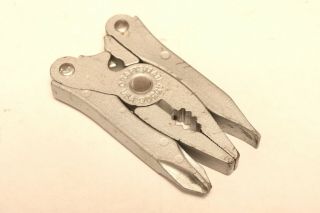 Rare Vintage Craftsman 45506 Miniature Folding Multi - Tool,  Pliers,  Screwdrivers