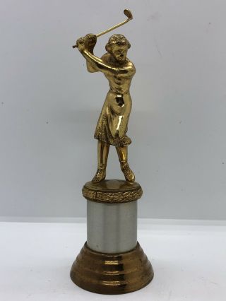 Vintage Sports Antique Dodge Inc.  Trophies 1940’s Women’s Metal Golf Trophy