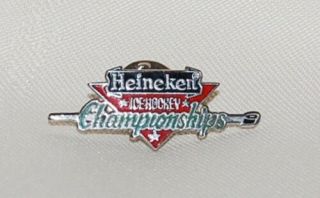 Heineken Ice Hockey Championships Lapel/pin Badge - Rare