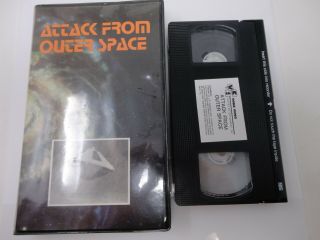 Attack From Outer Space Vhs Sci - Fi Rare Clamshell