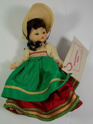Vintage Madame Alexander 8 " Italian International Doll Fff12 - E