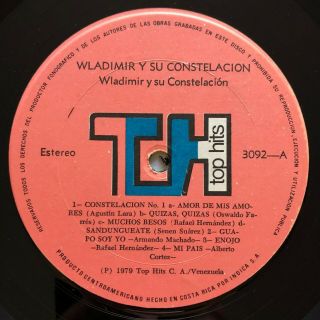 WLADIMIR Y SU CONSTELACION • GUAGUANCO SALSA • RARE LP • 3