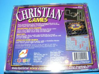 Rare - Christian Games (PC,  1999) Bible Ball Adventures with Chickens 2