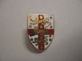Rare Old England Football Association Enamel Press Pin Badge