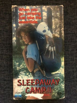 Sleepaway Camp 2: Unhappy Campers Vhs - Rare -