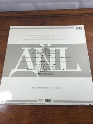 anti nowhere league The Perfect Crime Record LP Rare Ships from the US 2
