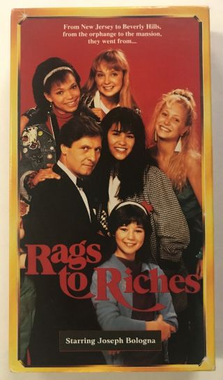 Rags To Riches (vhs,  1994) Rare Movie Classic Film Collectible Oop Htf