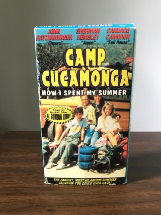 Camp Cucamonga How I Spent My Summer (vhs) 1990 Very Rare