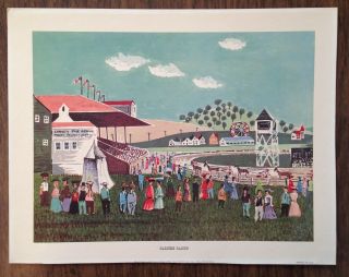 2 Vintage 1953 I.  B.  Fischer Co.  Prints By Cole Country Fair & Harness Racing 2