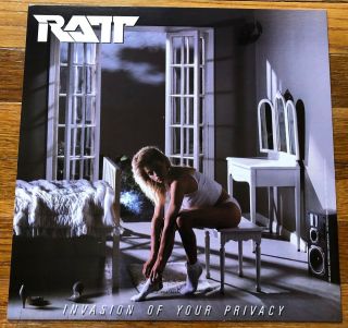 Ratt Invasion Of Your Privacy Rare Promo 12 X 12 Poster Flat 1985