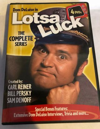 Lotsa Luck (dvd,  2005,  4 - Disc Set) Tv Series - Dom Deluise Jack Knight Rare Oop