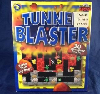 Tunnel Blaster Pc Cd Underground World Monsters Rare Big Box