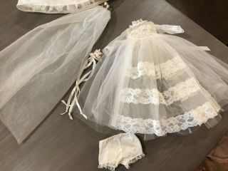 Vintage Doll 5 - Piece Wedding Dress Madame Alexander