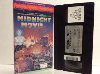 Midnight Movie Massacre (vhs,  1991) Rare Horror Fortune Films