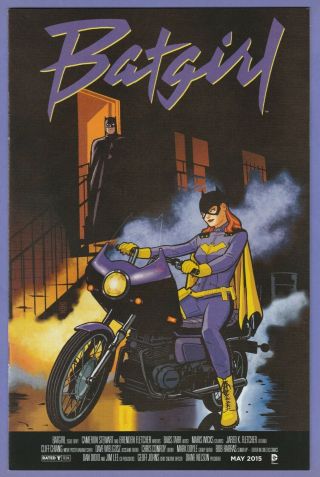 Batgirl 40 B Movie Poster Variant Prince Purple Rain Dc Rare Htf 1st Printing