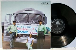 Rare Country Lp - V/a - Country & Western Caravan - Bear Family Bfx 15276 - Import