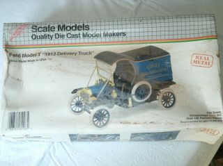 Sclae Models Die - Cast Metal Kit Ford Model T 1912 Delivery Truck