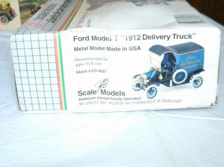 Sclae Models Die - Cast Metal Kit Ford Model T 1912 Delivery Truck 2