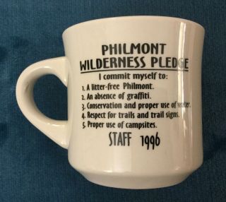 Vintage 1992 Philmont Scout Ranch Staff Coffee Mug Boy Scouts Cimarron Nm Rare