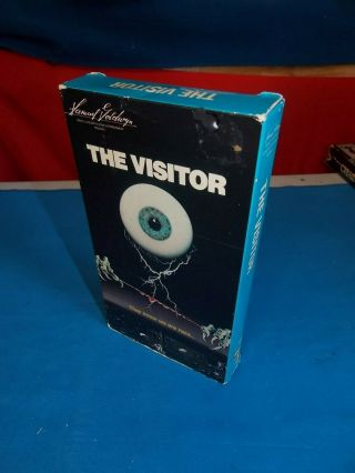Vhs Horror Movie The Visitor 1983 Embassy Video Usa Rare Cult Classic