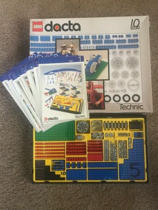 Vintage Lego Technic Dacta 1030 1031 Educational Set Simple Machines,  20 Cards