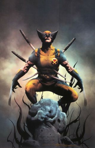 Jae Lee Rare Wolverine Art Print 11 X 17 Signed Limited Color Last One