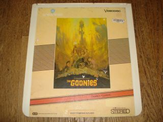 The Goonies (1985) Rare Ced Selectavision Videodisc Warner Home Video Disc