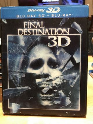 The Final Destination 3d (blu - Ray Disc,  2011) W/oop Rare Slipcover