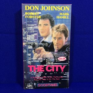 The City 1977 Don Johnson Mark Hamill Rare Oop Vhs Cult Action Not On Dvd