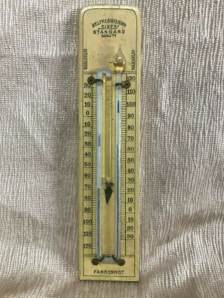 Very Rare Vintage Maximum & Minimum Self - Registering Thermometer Made In Germany