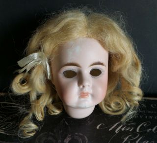 Antique Mystery Belton Closed Mouth German? French? Bisque Doll Socket Head