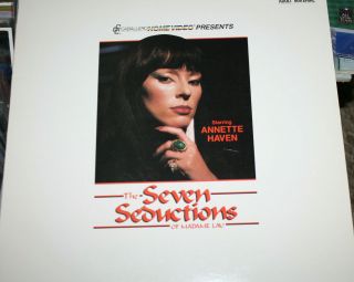 The Seven Seductions Of Madame Lav Laserdisc Movie Adult Title Rare Vhtf