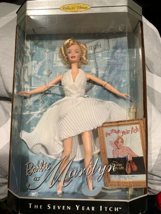 Vintage Barbie Marilyn Monroe 1997 The Seven Year Itch Mattel 17155 Rare