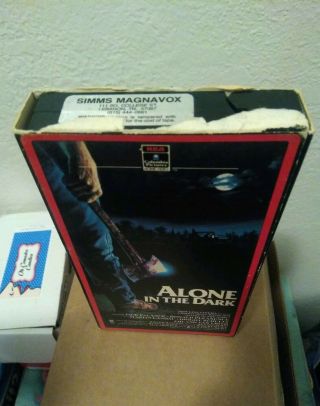 Alone In The Dark Vhs 1982 Jack Palance Horror Classic Slasher Gore Rare HTF OOP 3