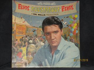 Elvis Presley " Roustabout " Rare 1964 1st Press Soundtrack Lp Lpm2999.